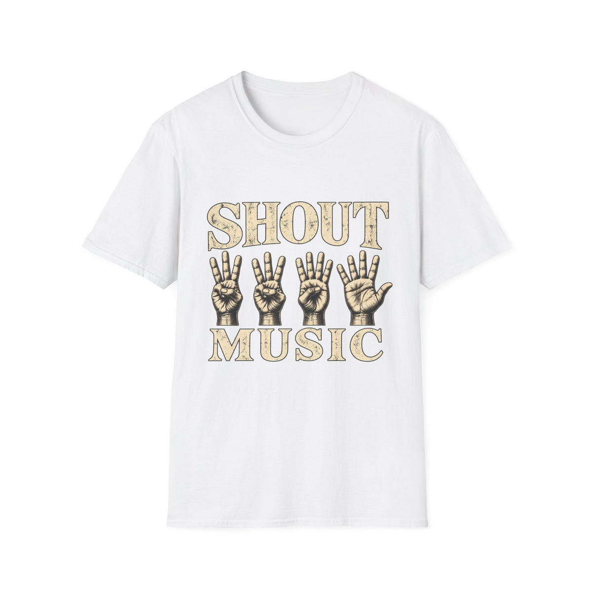 Shout Music  T-Shirt
