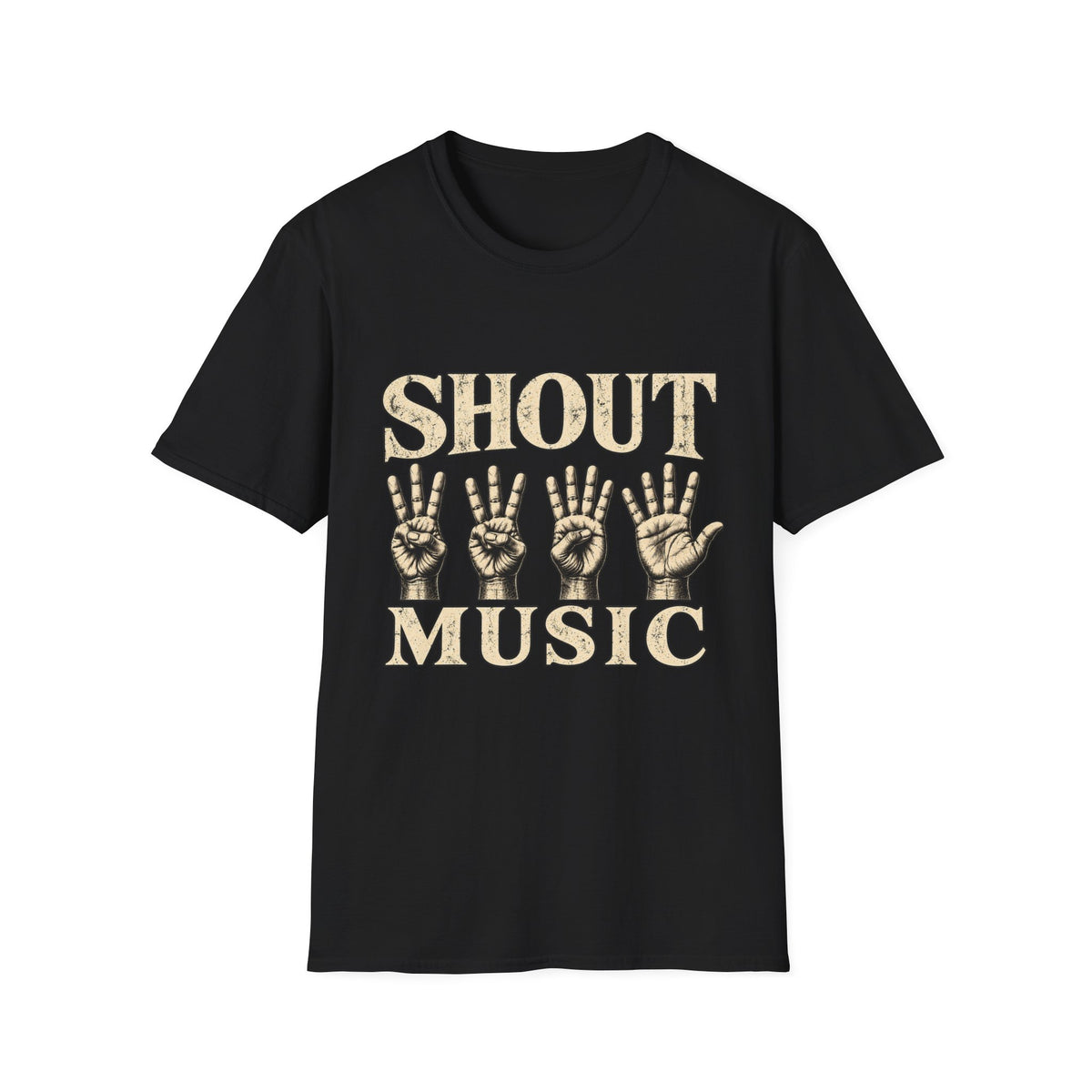 Shout Music  T-Shirt
