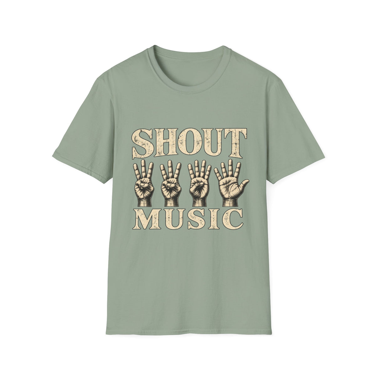 Shout Music  T-Shirt