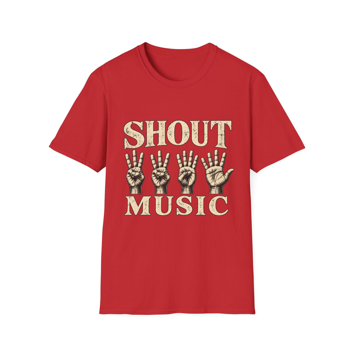 Shout Music  T-Shirt