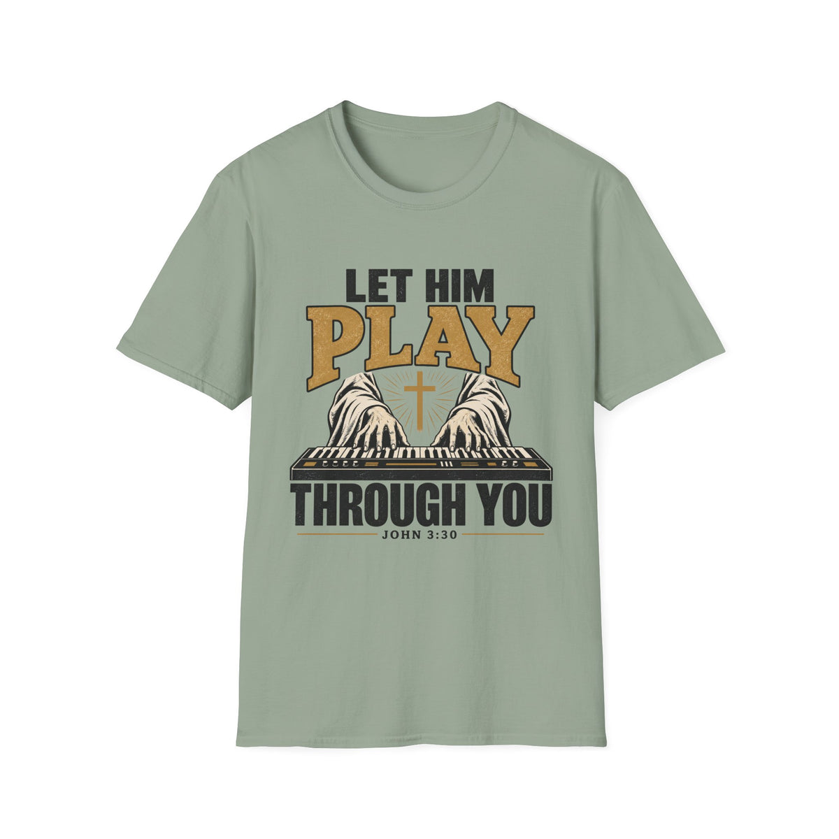 Let Him Play Through You Keys   T-Shirt
