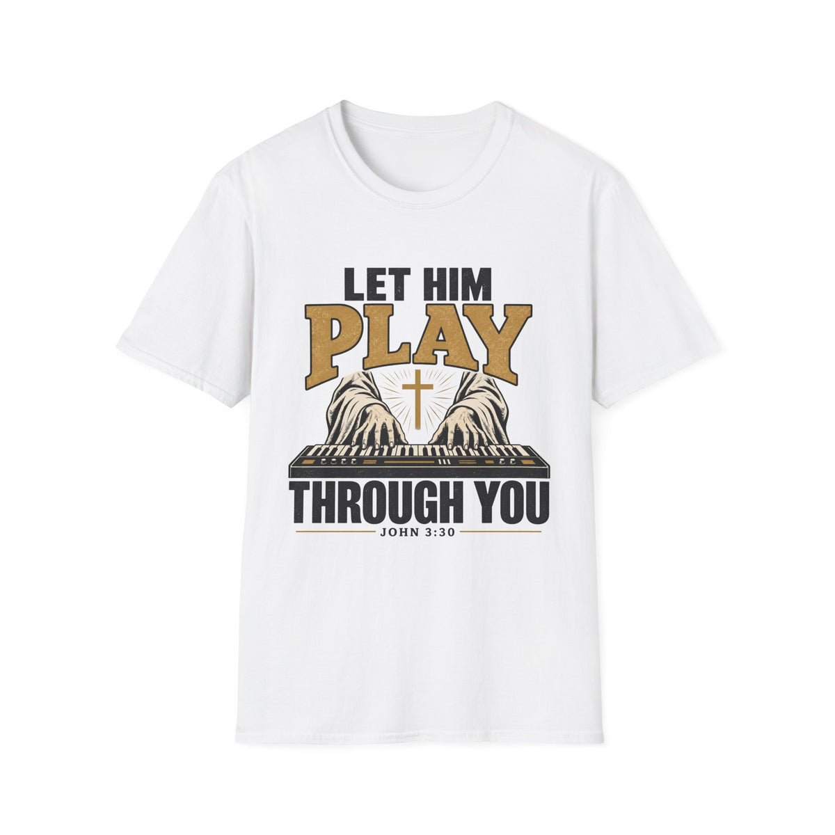 Let Him Play Through You Keys   T-Shirt